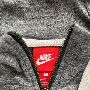 Grey light weight zip up hoodie